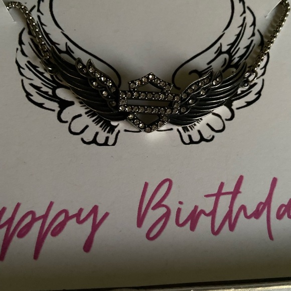 Happy Birthday Wing Womens Necklace Gift - Picture 3 of 7